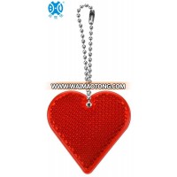 Heart reflective keychain,ideal gift for promotion