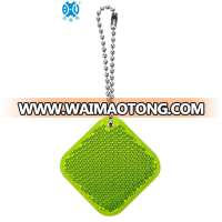 Personalized Safety square Reflective Keychain