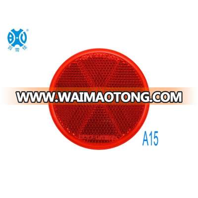 Round 80mm reflex reflector with 6mm screw