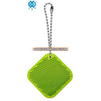 Square Reflective keychain,Safety protection for your children